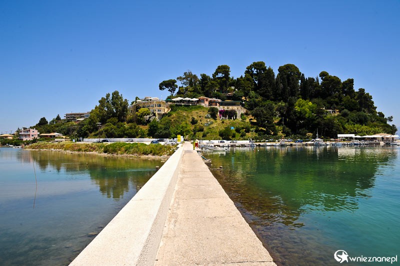 Grecka wyspa Korfu. Grobla i półwysep Kanoni.  - foto: wnieznane.pl