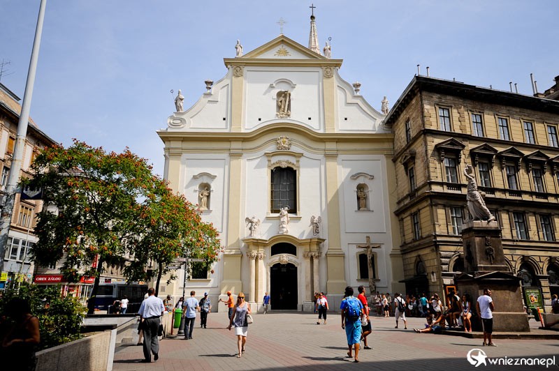 Budapeszt. Pesti Ferences templom. - foto: wnieznane.pl