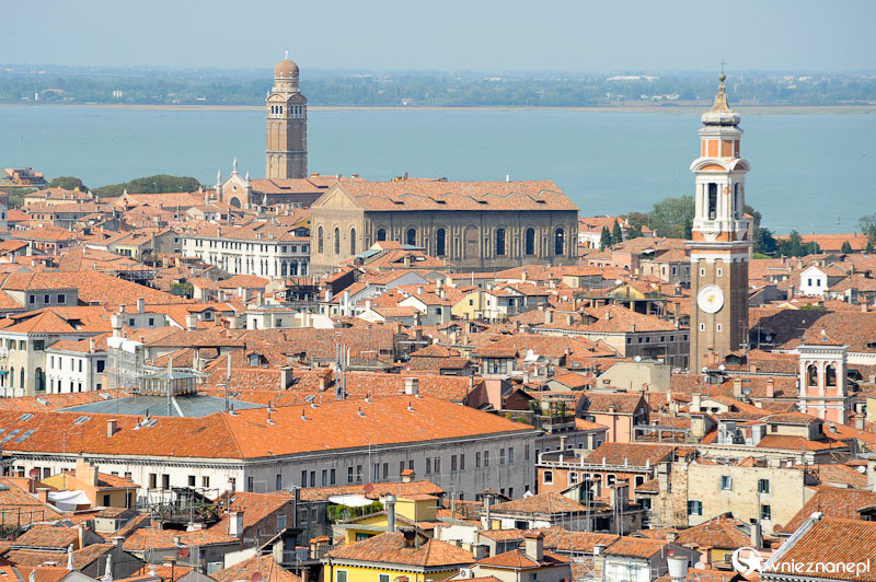 Wenecja. Fantastyczna panorama miasta widziana z Campanile di San Marco. - foto: wnieznane.pl