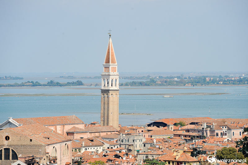 Fantastyczna panorama Wenecji i Laguny Weneckiej widziana z Campanile di San Marco.  - foto: wnieznane.pl