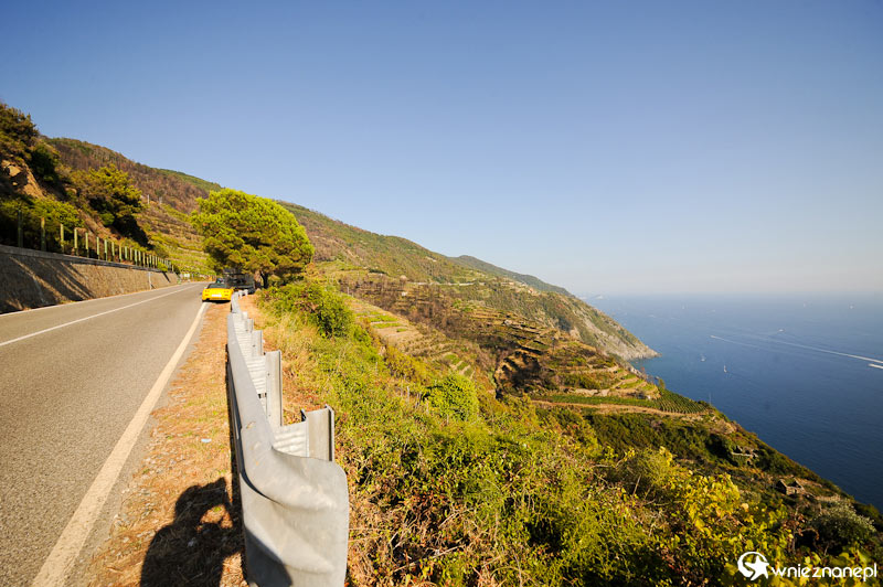 Wybrzeże Morza Śródziemnego niedaleko Riomaggiore. - foto: wnieznane.pl