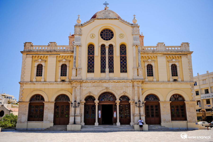 Wyspa Kreta. Katedra w Heraklionie. - foto: wnieznane.pl