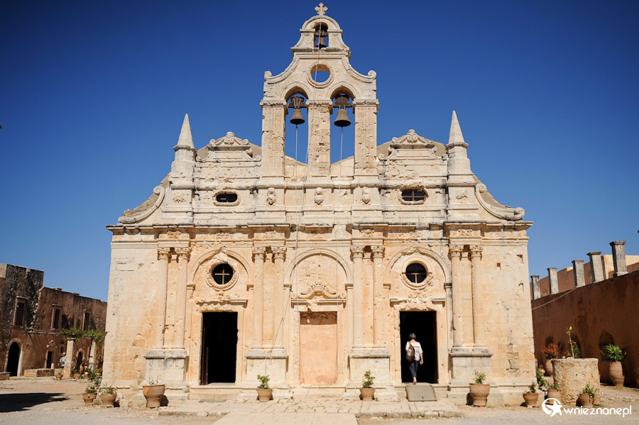 Wyspa Kreta. Monastyr Moni Arkadiu. - foto: wnieznane.pl