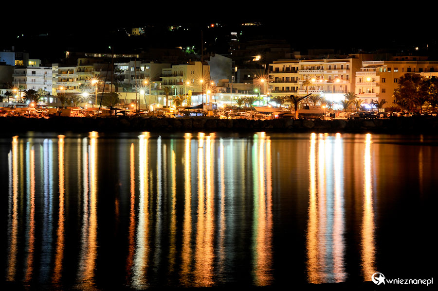 Wyspa Kreta. Rethymnon nocą. - foto: wnieznane.pl