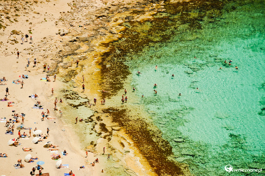 Wyspa Kreta. Plaża na Gramvousie. - foto: wnieznane.pl