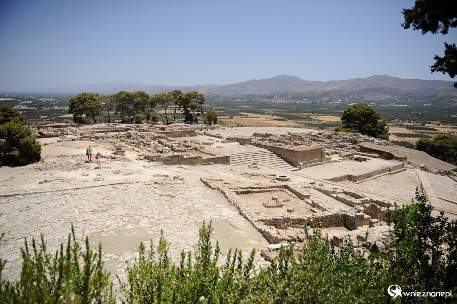 Wyspa Kreta. Panorama Fajstos. - foto: wnieznane.pl