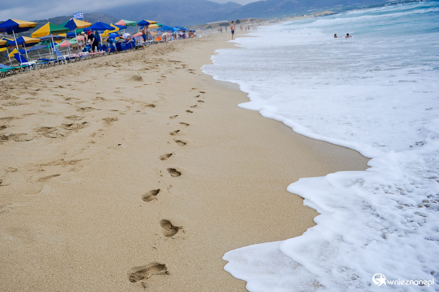 Wyspa Kreta. Piaszczysta plaża Falasarna. - foto: wnieznane.pl Wyspa Kreta. Piaszczysta plaża Falasarna. - foto: wnieznane.pl