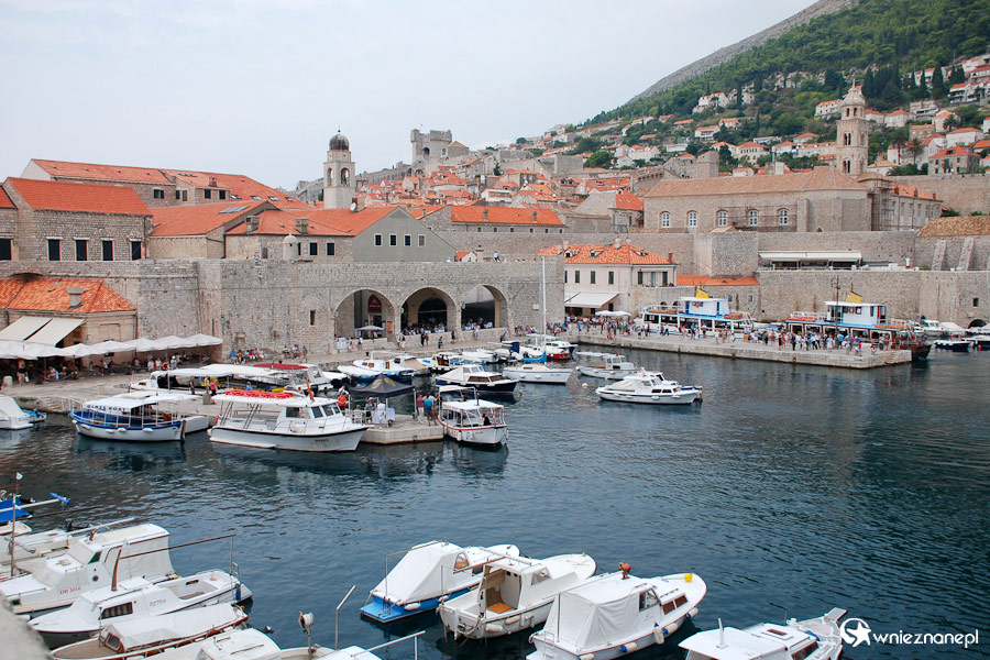 Chorwacja. Urokliwy port w Dubrowniku. - foto: wnieznane.pl