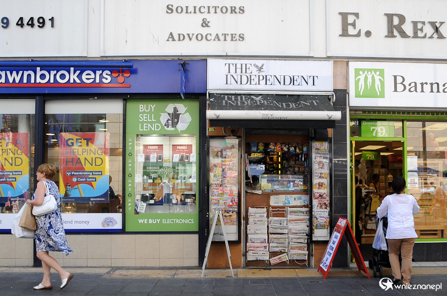 Liverpool. W centrum miasta. - foto: wnieznane.pl