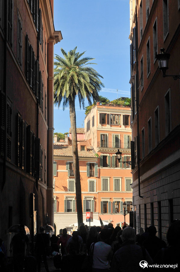 Rzym. Widok na Piazza di Spagna. - foto: wnieznane.pl