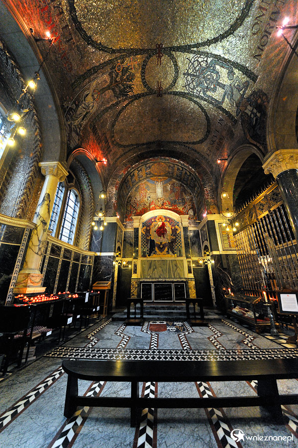 Londyn. Piękne wnętrze Katedry Westminsterskiej.  - foto: wnieznane.pl