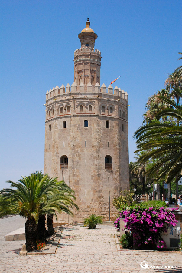 Sewilla. Torre del Oro, czyli Złota Wieża. - foto: wnieznane.pl