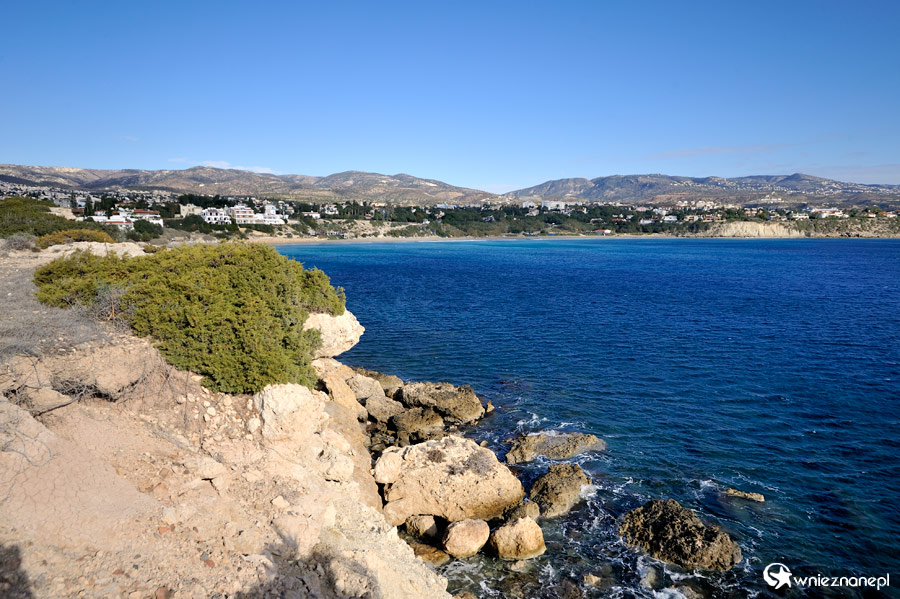 Cypr zimą. Morze w okolicy Pafos. - foto: wnieznane.pl