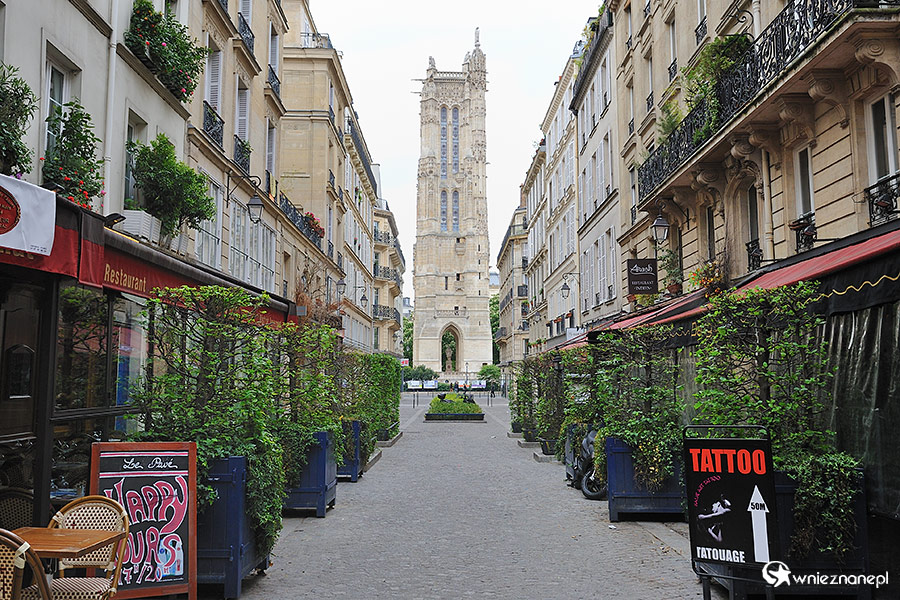 Paryż. Okolice Wieży Saint-Jacques. - foto: wnieznane.pl