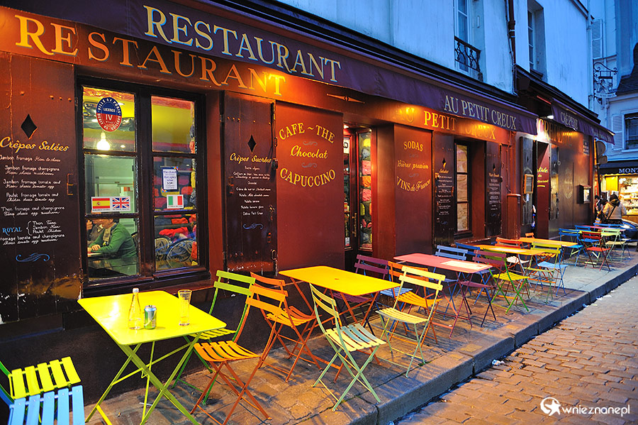 Paryż. Klimatyczna dzielnica Montmartre. - foto: wnieznane.pl