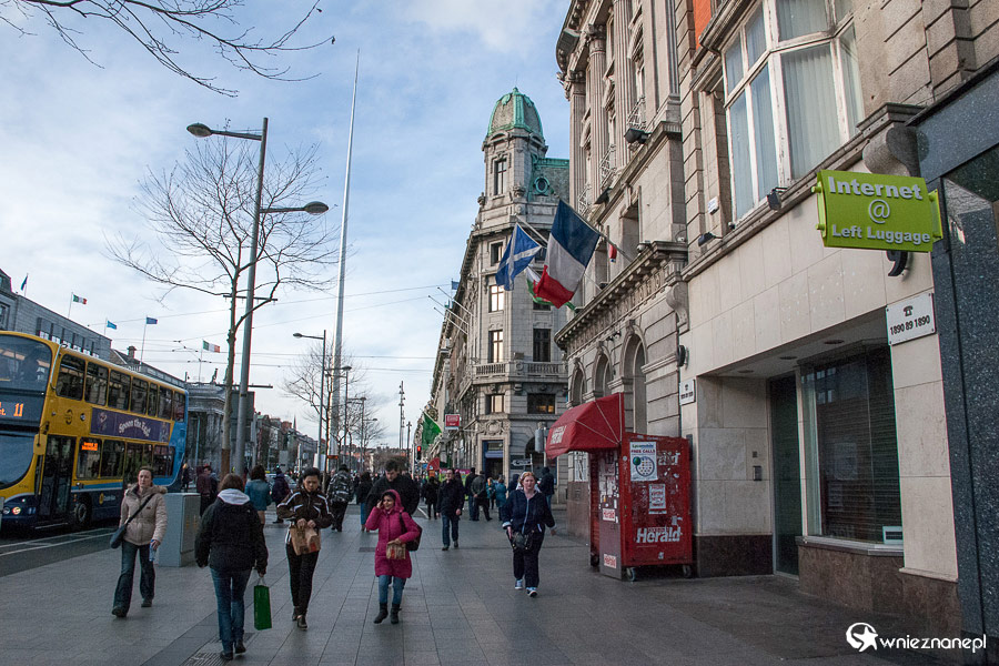 Dublin. O'Connell Street to główna arteria miasta. - foto: wnieznane.pl