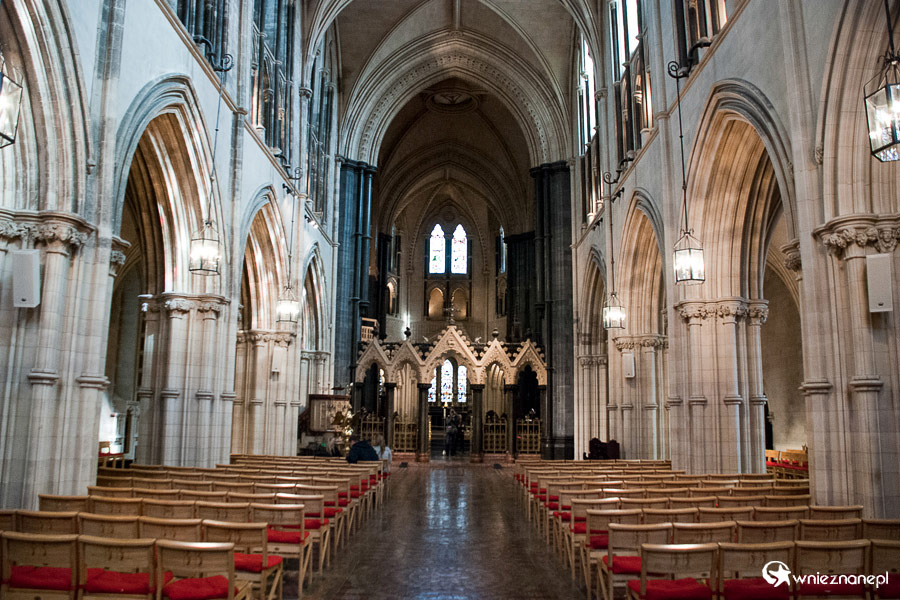 Dublin. We wnętrzach Christ Church Cathedral. - foto: wnieznane.pl