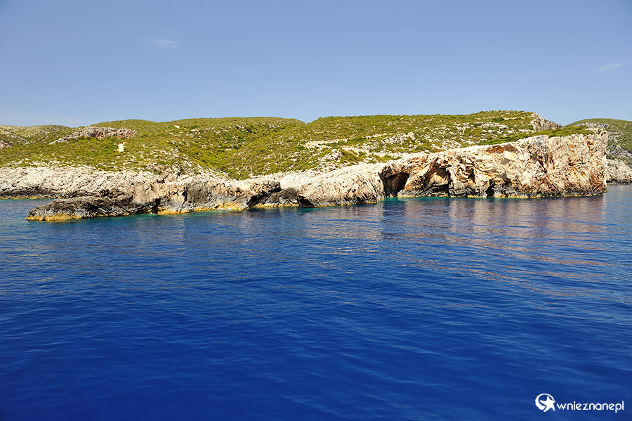 Zakynthos. Południowe wybrzeże wyspy. - foto: wnieznane.pl