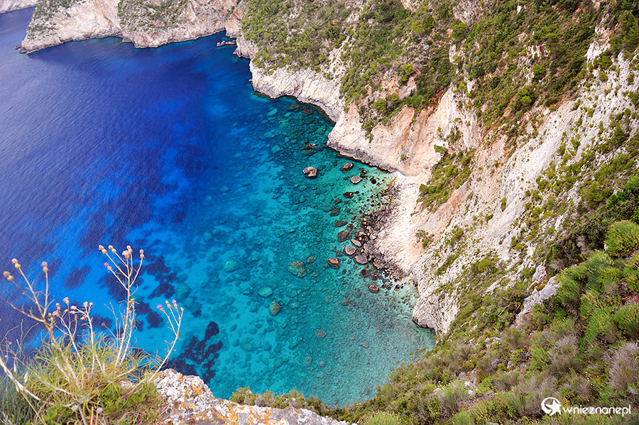 Zakynthos. Wspaniałe wybrzeże Kambi. - foto: wnieznane.pl