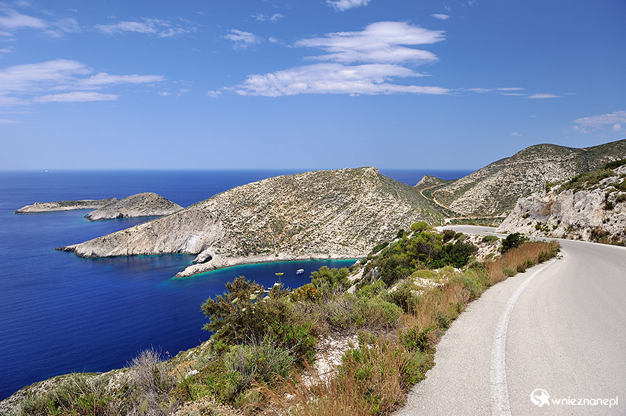 Zakynthos. Droga do Porto Vromi prowadzi przez góry. - foto: wnieznane.pl