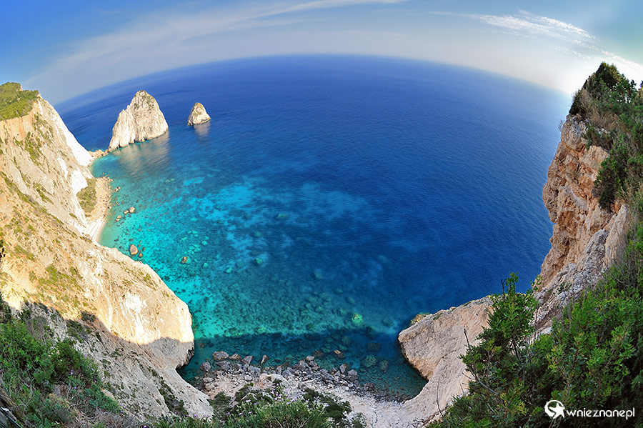 Zakynthos. Wspaniałe klifowe wybrzeże Keri. - foto: wnieznane.pl