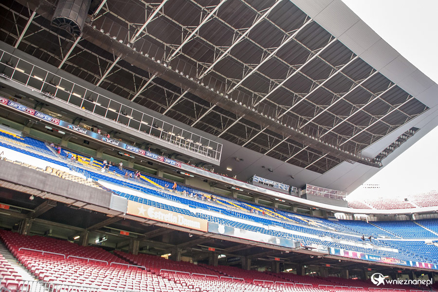 Barcelona. Camp Nou. Trybuny słynnego obiektu. - foto: wnieznane.pl