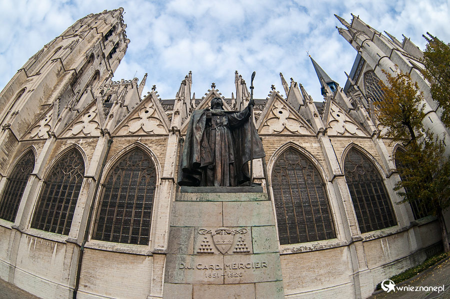 Bruksela. Cathedrale des Saints Michel et Gudule. - foto: wnieznane.pl