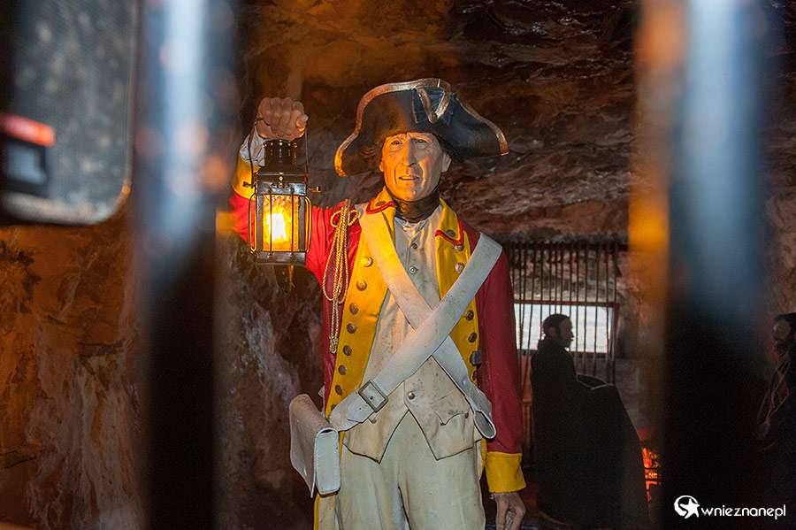 Gibraltar. Ekspozycja w Great Siege Tunnels. - foto: wnieznane.pl