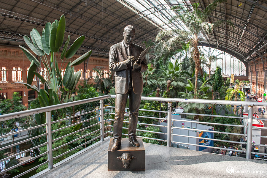 Madryt. W budynku dworca Atocha. - foto: wnieznane.pl