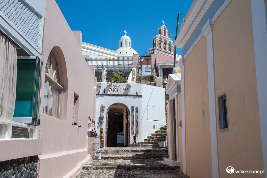 Santorini. Spacer po Firostefani. - foto: wnieznane.pl