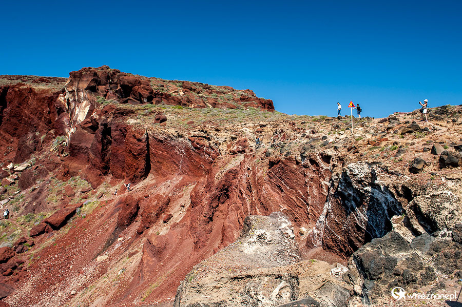 Santorini. Droga do Czerwonej Plaży. - foto: wnieznane.pl