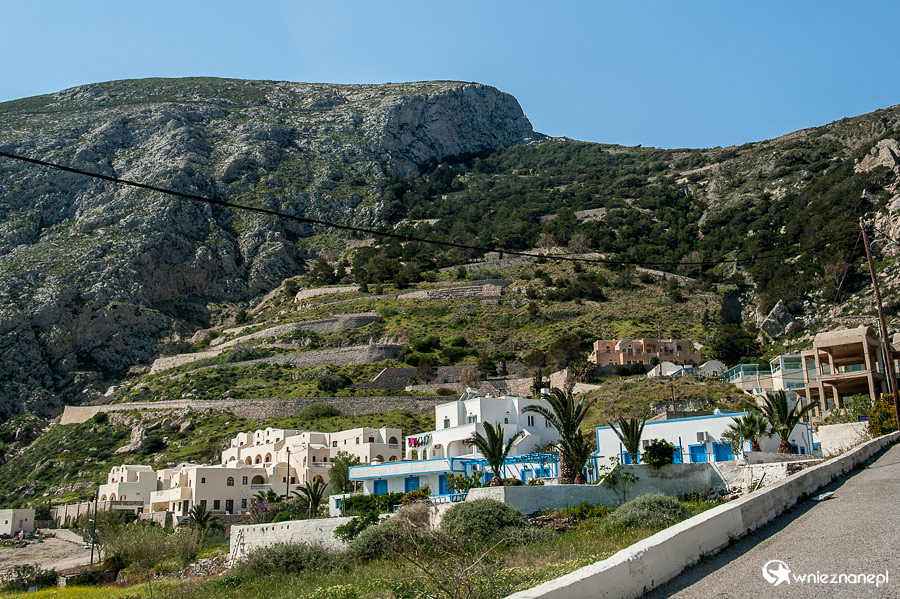 Santorini. Droga z Kamari do ruin Starożytnej Thery. - foto: wnieznane.pl
