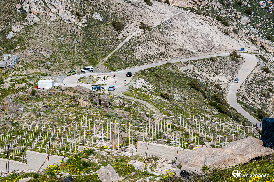 Santorini. Na terenie ruin Starożytnej Thery. - foto: wnieznane.pl