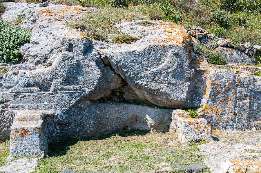 Santorini. Na terenie ruin Starożytnej Thery. - foto: wnieznane.pl