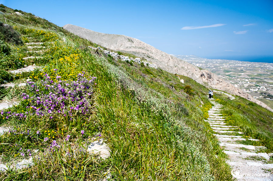 Santorini. Na terenie ruin Starożytnej Thery. - foto: wnieznane.pl