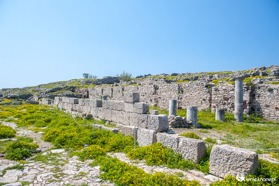 Santorini. Na terenie ruin Starożytnej Thery. - foto: wnieznane.pl