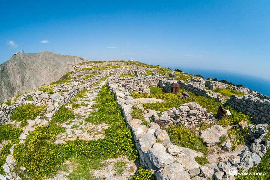 Santorini. Na terenie ruin Starożytnej Thery. - foto: wnieznane.pl