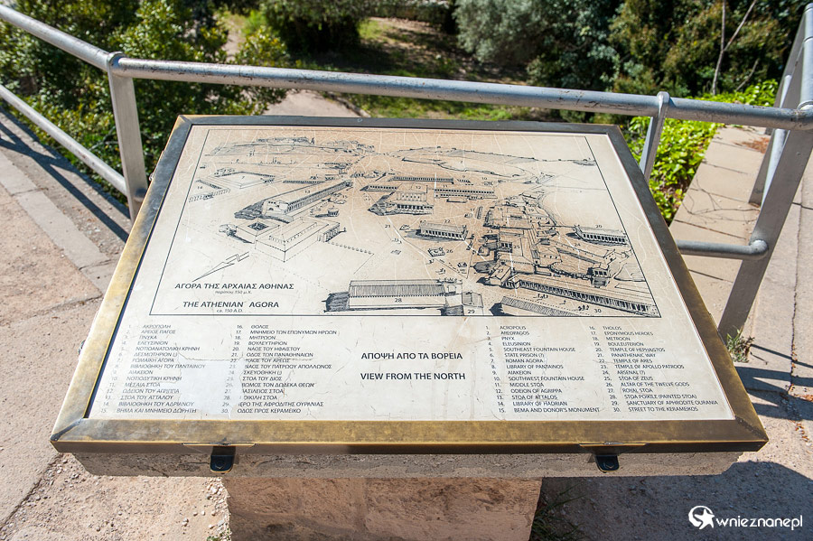 Ateny. Na terenie starożytnej Agory. - foto: wnieznane.pl