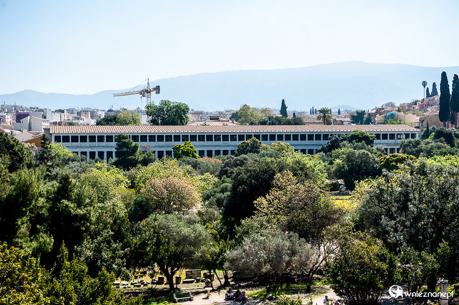 Ateny. Na terenie starożytnej Agory. Stoa Attalosa. - foto: wnieznane.pl