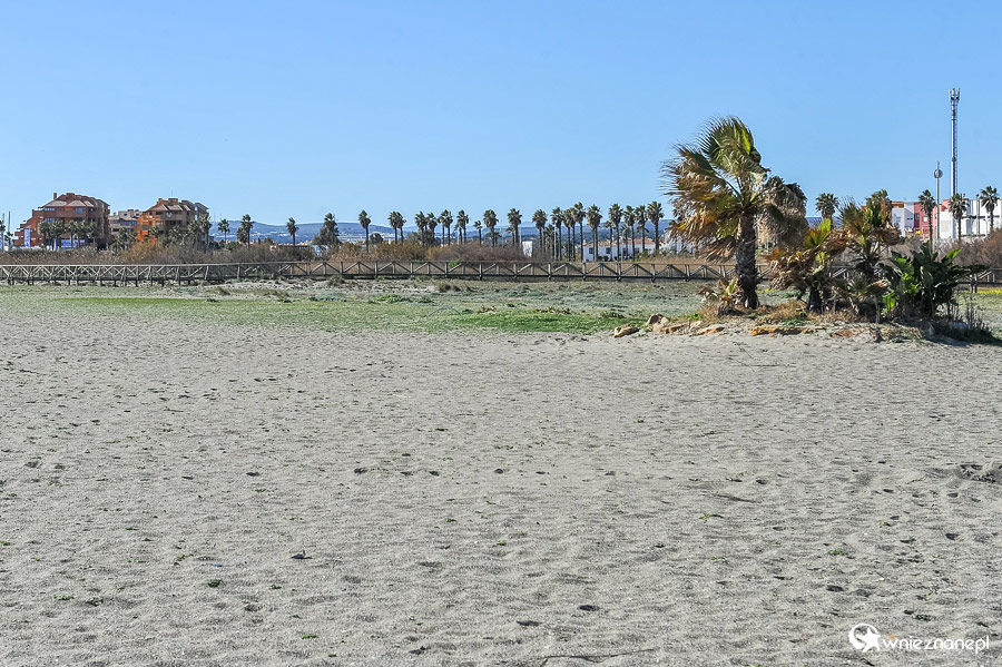 Andaluzja. Plaża w Puerto de la Duquesa. - foto: wnieznane.pl