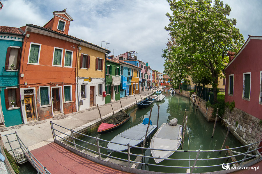 Wenecja. Kolorowe domy na wysepce Burano. - foto: wnieznane.pl