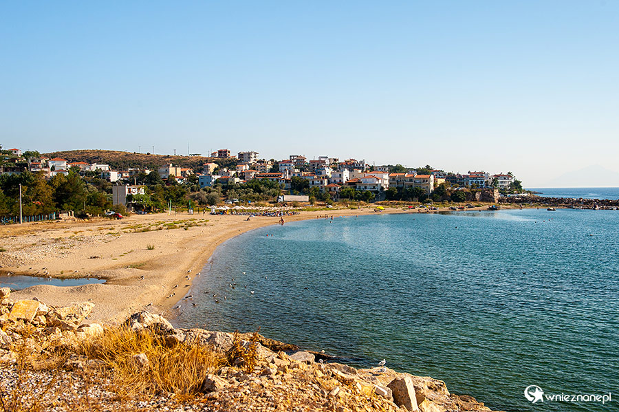Thassos. Plaża Platana w Skala Maries. - foto: wnieznane.pl