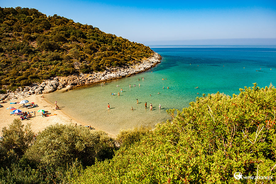 Thassos. Plaża Atspas w miejscowości Skala Maries. - foto: wnieznane.pl