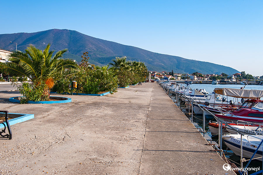 Thassos. Port w miejscowości Skala Kallirachis. - foto: wnieznane.pl