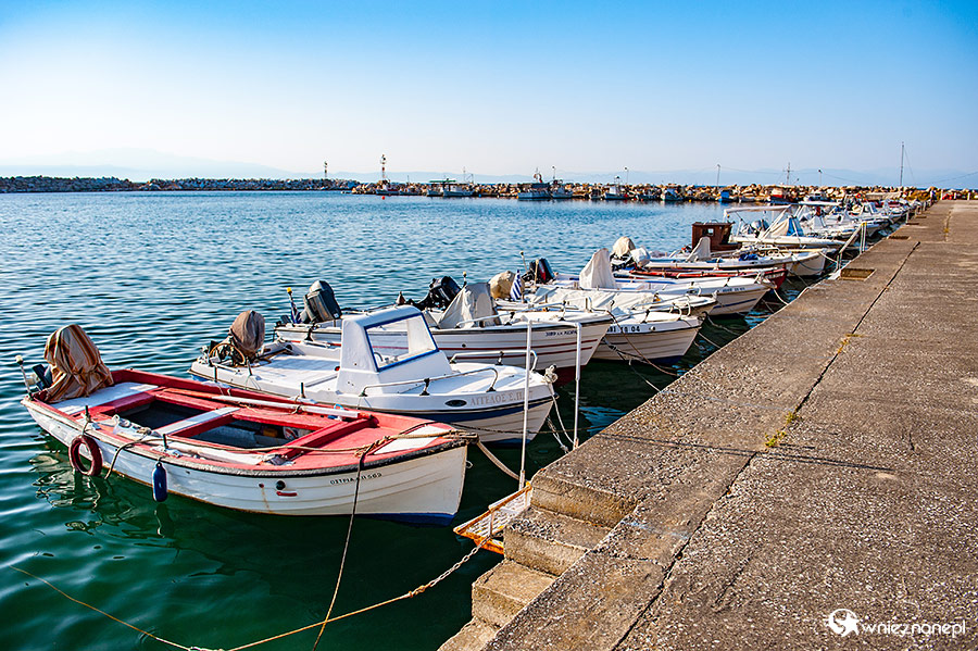Thassos. Port w miejscowości Skala Kallirachis. - foto: wnieznane.pl