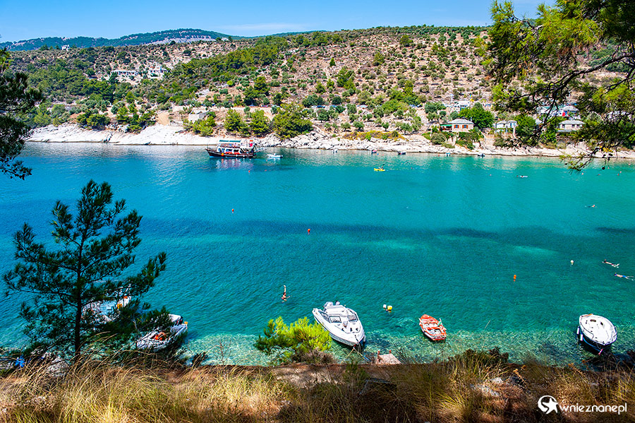 Thassos. Morze w Aliki. - foto: wnieznane.pl