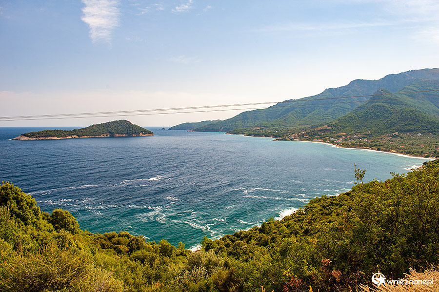 Thassos. Wzburzone morze. - foto: wnieznane.pl