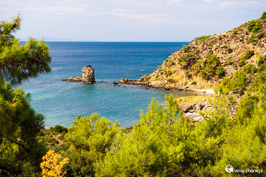 Thassos. Zachodnie wybrzeże wyspy. - foto: wnieznane.pl