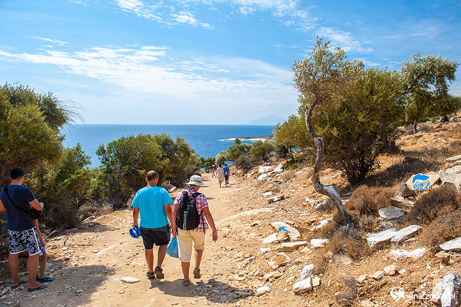 Thassos. Droga do Gioli. - foto: wnieznane.pl