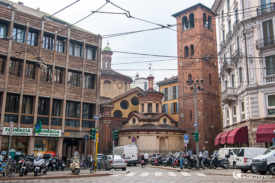 Mediolan. Kościół San Satiro. - foto: wnieznane.pl